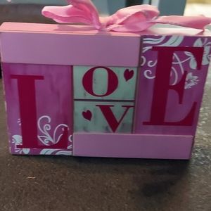 Pink love decoration